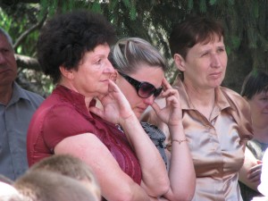 Грушецька Олена Іванівна, Яременко Лідія Андріївна та дочка Леоніда Михайловича Шануся