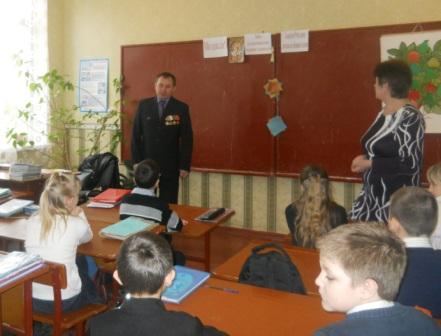 Зустріч учнів 4 класу з Шульгою С.О.