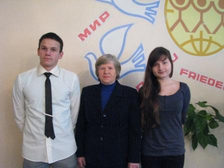 Свідок подій афганської війни Лоха К.І. з учнями школи